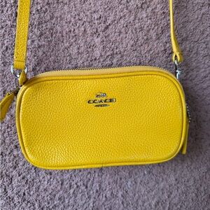 Coach Yellow Crossbody Bag